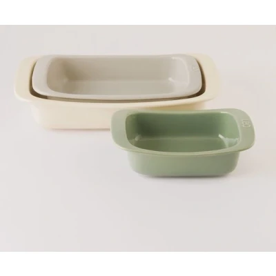 Afbeelding van LEO 3 delige rechthoekige ovenschalen Balance Multi Color
