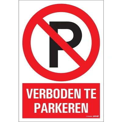 Afbeelding van Combi Bord 23x33 cm Verboden te parkeren Pickup