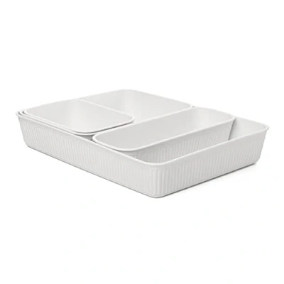 Afbeelding van Tatay Baobab organizer (1 Slim + 1 A6 A5 A4), polypropyleen, BPA vrij, wit, 4 stuks