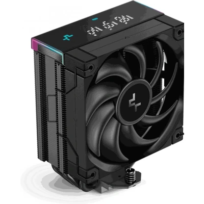 Afbeelding van DeepCool AK400 Digital Pro Koeler voor processor 60.89 cfm 500 1750 rpm 25 dBA Intel LGA: 1851, 1700, 1200 115x AMD AM5, AM4 2 x FT12 SE Fans 4 pin PWM 3 ARGB zwart