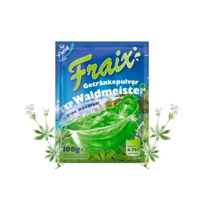 Afbeelding van Fraix Frutti 25 x 100 g instant drankpoeder &quot;Waldmeister&quot; 2,5 kg