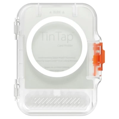 Afbeelding van Spigen TinTap MagFit+ Magnetische kaarthouder, ontworpen voor MagSafe, compatibel met iPhone 16/15/14/13/12 Magsafe Wallet modellen, helder mat