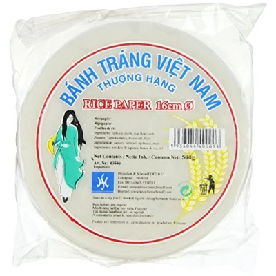 Afbeelding van Vietnamees Rijstpapier ø 16 cm 40 x 500 g Asian Food Lovers