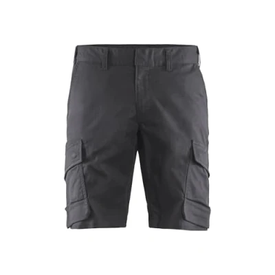 Afbeelding van Blaklader Industrie short met stretch 1446 1832 Medium Grijs/Zwart C60