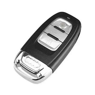 Afbeelding van Voor A4l A3 A4 A5 A6 A8 Quattro Q5 Q7 afstandsbediening behuizing Hu66 Smart autosleutel vervanging 3 toetsen