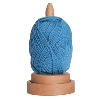 Afbeelding van Milward Hoogwaardige draaibare draadhouder, beukenhout, eiken, 10,5 x 20 cm