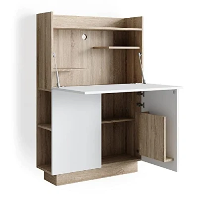 Afbeelding van Vicco Secretaire bureau Alena, Sonoma/Wit, 85 x 27 cm
