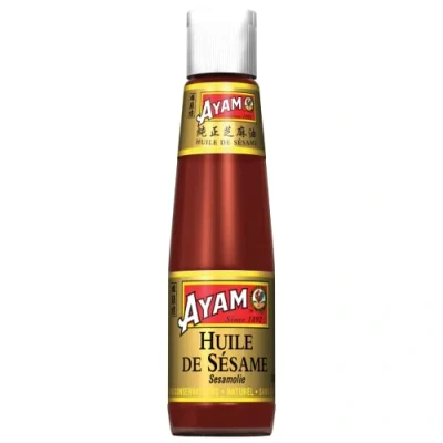 Image de Ayam 100% Huile de Sésame, Cuisson et Assaisonnement, Sans Gluten, Conservateurs ni Additifs, 210ml