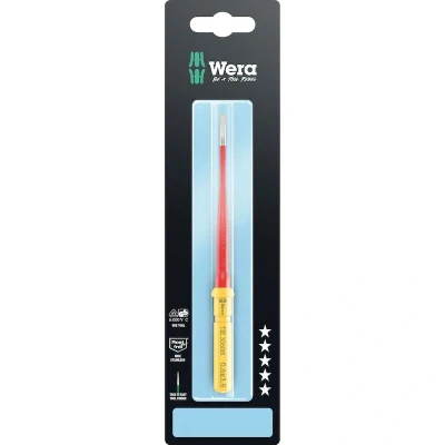 Afbeelding van Wera Kraftform Kompakt VDE 3060 iS 0,6x3,5x157mm TIE SB Elektronica Plat Verwisselbare kling 3.5 mm