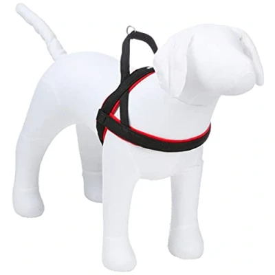Afbeelding van Nobby norwegian tuig mesh preno rood L buikband 60 76 cm + borstband 46 breedte 25/35 mm