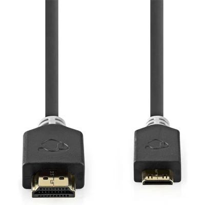 Afbeelding van Nedis High Speed ​​HDMI Kabel met Ethernet CVBW34500AT20 Antraciet