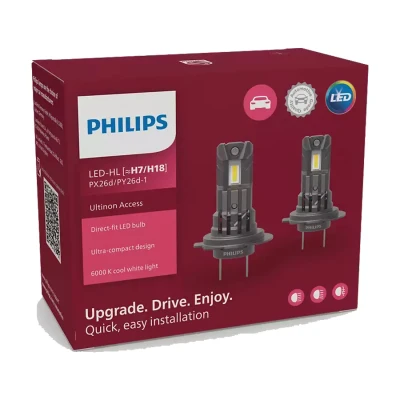 Afbeelding van Philips H7/H18 Access LED Koplamp Set 16W PX26d/PY26d 1 12V