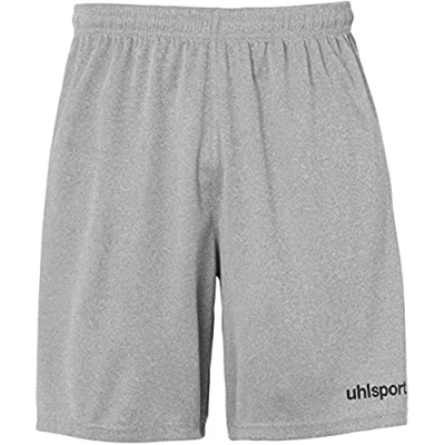 Afbeelding van Uhlsport Center Basic Short Kinderen Donkergrijs Gemeleerd / Zwart Maat: 140