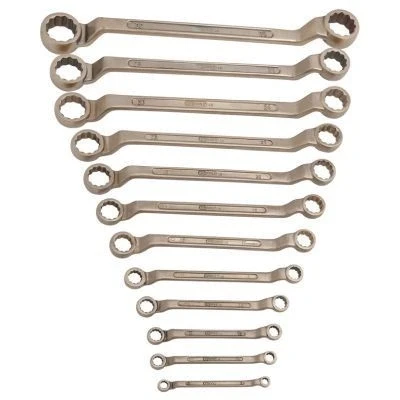 Afbeelding van KS TOOLS 963.7437 Tweezijdige ringsleutelset Flank Traction Aluminium brons (non ferro legering)