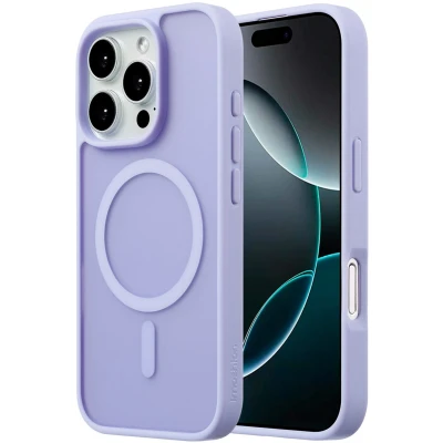 Afbeelding van imoshion Hoesje geschikt voor iPhone 16 Pro Color Guard Backcover MagSafe Lila