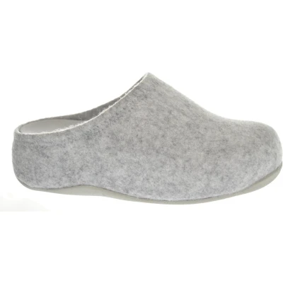 Afbeelding van FitFlop Mule / Clog tiptoe grey Dames Sloffen Grijs 37