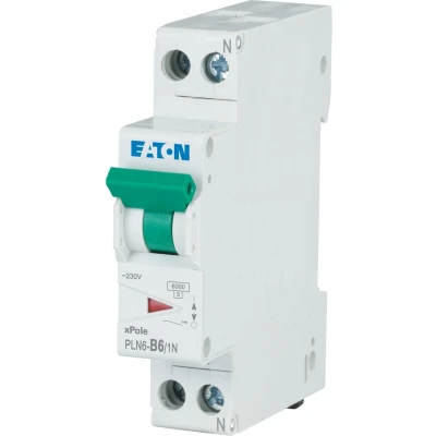 Afbeelding van Eaton Automaat 6A B 2P 1 polig +
