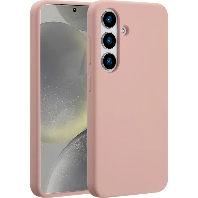 Afbeelding van Accezz Hoesje Geschikt voor Samsung Galaxy S25 Siliconen Liquid Silicone Backcover MagSafe Roze