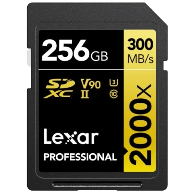 Afbeelding van Lexar Professional 2000x GOLD 256GB SDXC
