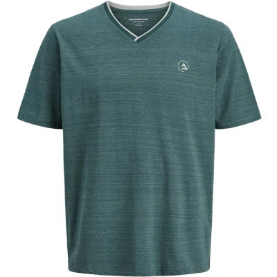 Afbeelding van JACK&amp;JONES JCOCONTRAST TEE Heren T shirt Deep Teal New