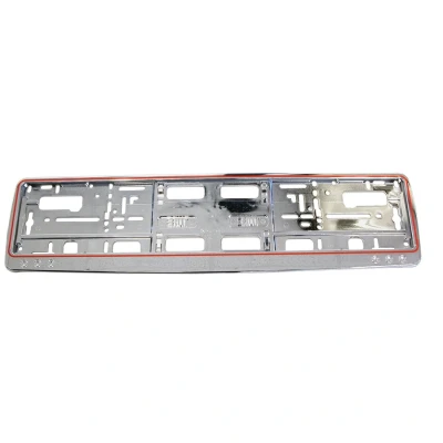 Image de Porte plaque format européen en chrome