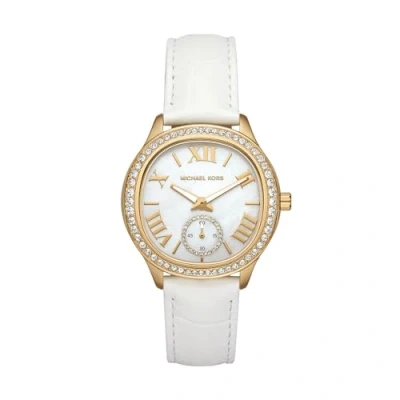 Afbeelding van Michael Kors dames Sage horloge MK4818 in de kleur Wit