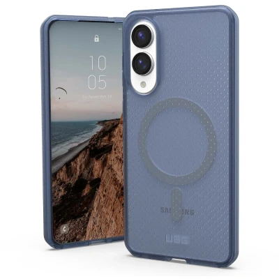 Afbeelding van UAG Dot Case met MagSafe voor de Samsung Galaxy S25 Edge Cloud Blue