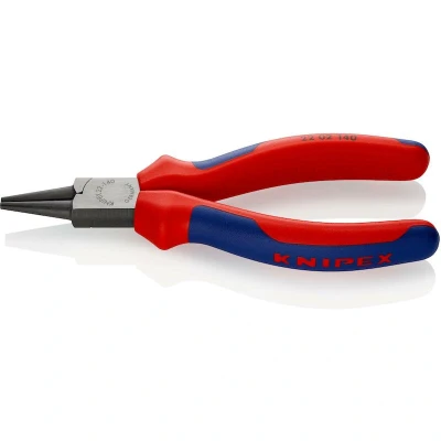 Image de KNIPEX 22 02 140 pince à courber ronde avec poignées multi composants noir atramentisé mm
