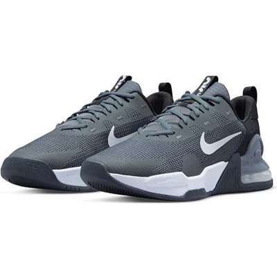 Afbeelding van Nike Performance AIR MAX Alpha Trainer 5 Trainingsschoen, Heren, Maat: 45.5, smoke grey/white/dark grey/dark grey Textiel/ synthetisch