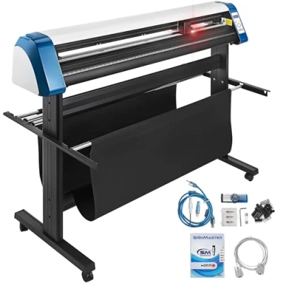 Image de VEVOR traceur de découpe vinyle semi automatique 53 pouces, positionnement manuel