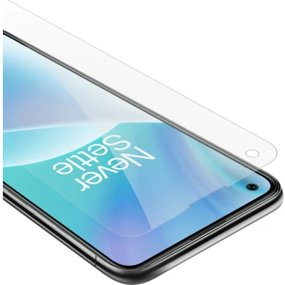 Afbeelding van Cadorabo Screenprotector geschikt voor OnePlus Nord 2T Pantser film Beschermende in KRISTALHELDER Geharde (Tempered) display beschermglas 9H hardheid met 3D Touch
