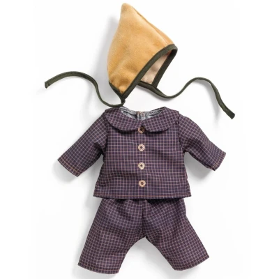 Afbeelding van Djeco poppenkledingset pomea ambre 32 cm