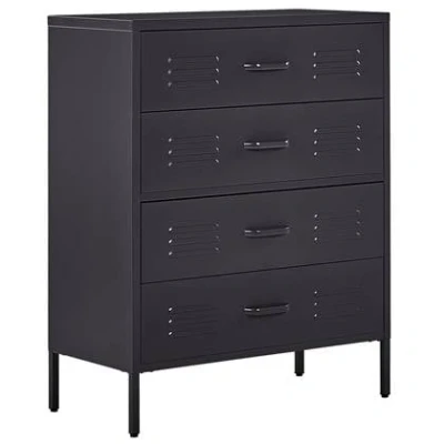 Afbeelding van Beliani ENAGO Commode Zwart Staal
