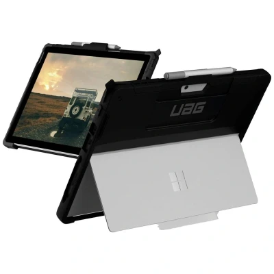 Afbeelding van Urban Armor Gear Scout Handstrap Case Back cover Zwart Tabletcover