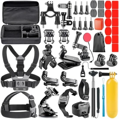 Afbeelding van Neewer ALL In 1 Action Camera accessoirekit voor GoPro Hero Session/5 2 3 3+ 4 5 6 SJ4000 5000 6000 DBPOWER AKASO VicTsing APEMAN WiMiUS Rollei QUMOX Lightdow Campark en Sony Sports DV meer