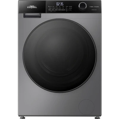 Afbeelding van Everglades EVWM71412AG Zuinige Wasmachine 7KG Laadvermogen A Klasse Stoomfuncties Koolborstelloze Motor 72dB Titanium Grijs 5 Jaar Garantie