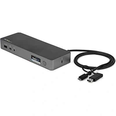 Afbeelding van Startech Dock Usb c &amp; a Dubbel 4k 60w Pd Grijs