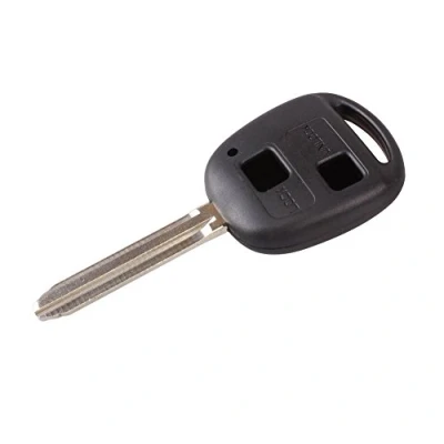 Afbeelding van PHONILLICO Sleutelhoes voor Toyota Avalon Avensis Camry Corolla Prado RAV4 Yaris 2 Knops Plip Afstandsbediening met Blade