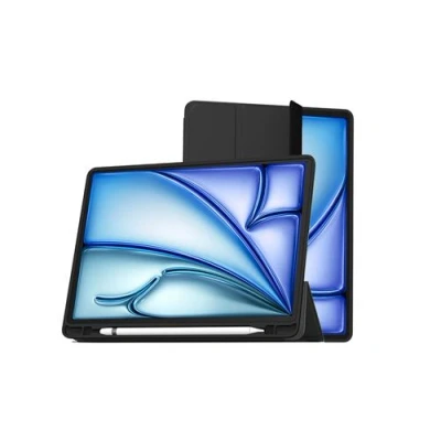 Afbeelding van MYWAY, Hoes Geschikt voor Apple iPad Air 11 Folio, SlimSkin serie met Pencilhouder, Zwart