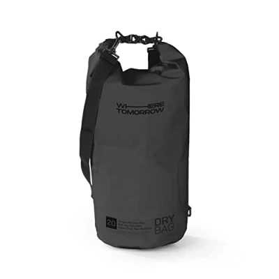 Afbeelding van Where Tomorrow PVC dry bag Style 01 20L zwart