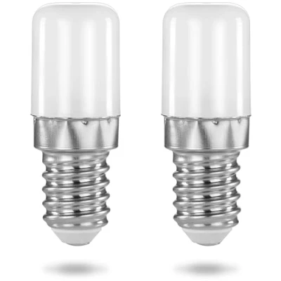 Afbeelding van Poppstar 2 x led koelkastlampen, E14, 1,6 W, koudwit, 150 lm (16 W), lamp voor koelkast