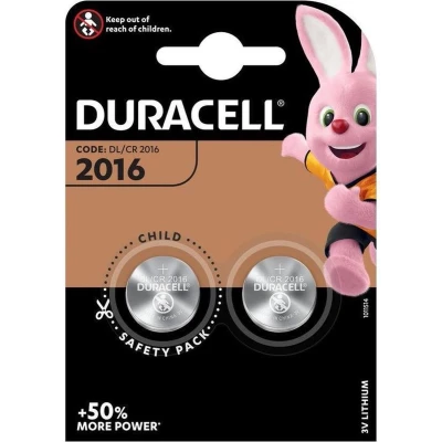 Afbeelding van Duracell Lithium CR2016 3V 2 stuks
