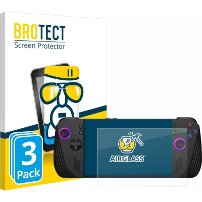 Afbeelding van BROTECT Screenprotector voor ASUS ROG Ally X (2024) Folie Beschermfolie Beschermglas transparant (3 Stuks)