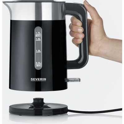 Afbeelding van Severin Wk9265 Waterkoker 1.7L 2200W Zwart/Rvs