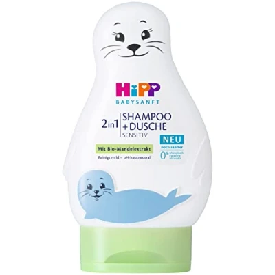 Afbeelding van Babysanft Shampoo 2 in 1 + douche (6 x 200 ml)
