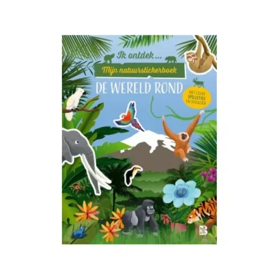 Afbeelding van Ik ontdek: Mijn natuurstickerboek: De wereld rond