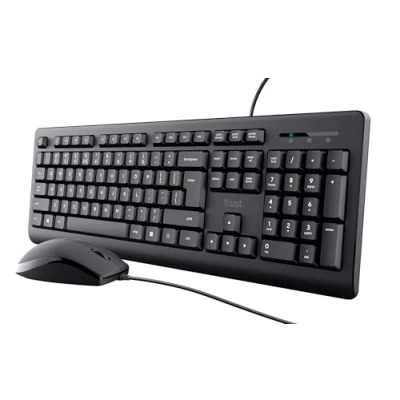 Image de Trust Primo Ensemble clavier et souris USB Belge