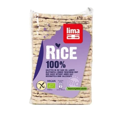 Afbeelding van Lima Dunne Rijstwafels Zonder Zout 130gr