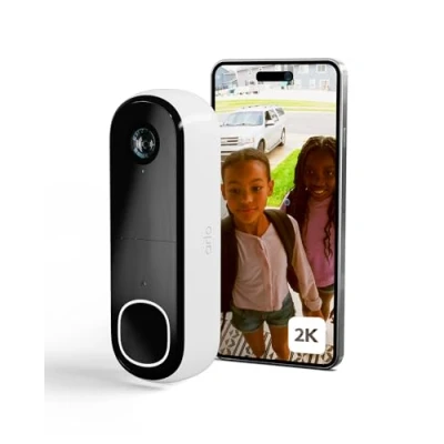 Image de Arlo 2K Sonnette Vidéo Sans Fil
