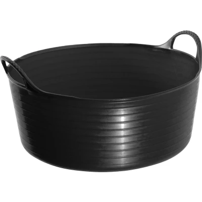 Afbeelding van Horka Shallow Tubtrugs Zwart 15 Liter